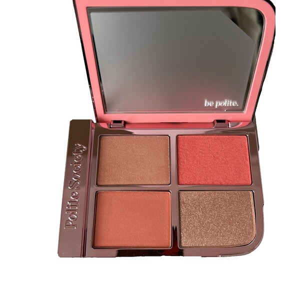 Polite Society Go Flush Yourself Blush & Highlight Face Palette 12g/0.44 oz NEW - Picture 3 of 8